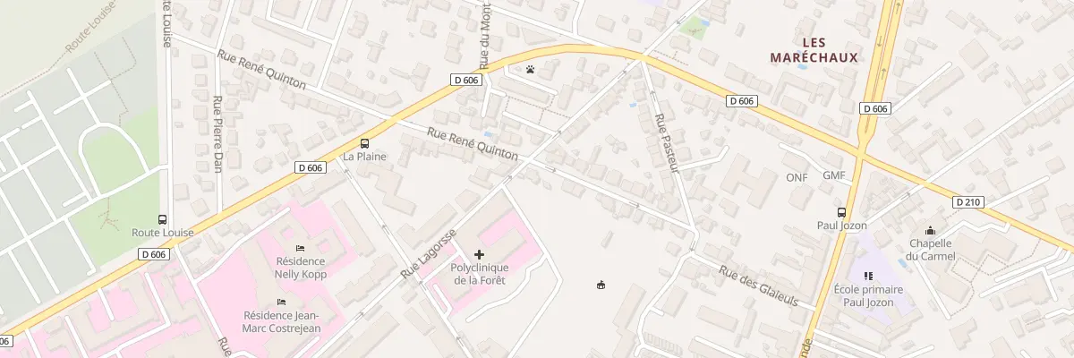 Plan du 15 Rue Corot à Fontainebleau