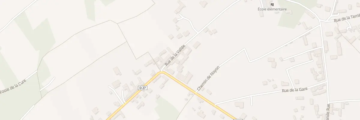 Plan du 15 Rue de la Vallée à Boulogne-la-Grasse