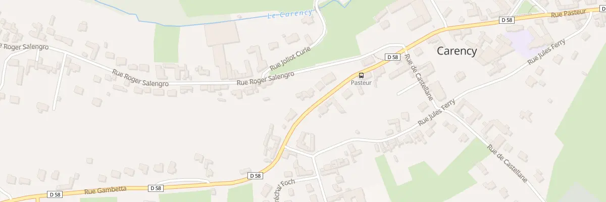 Plan du 3 Rue Gambetta à Carency