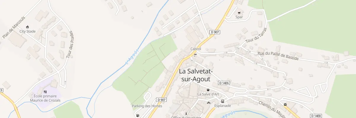 Plan du 22 Rue le Tour des Hortes à La Salvetat-sur-Agout