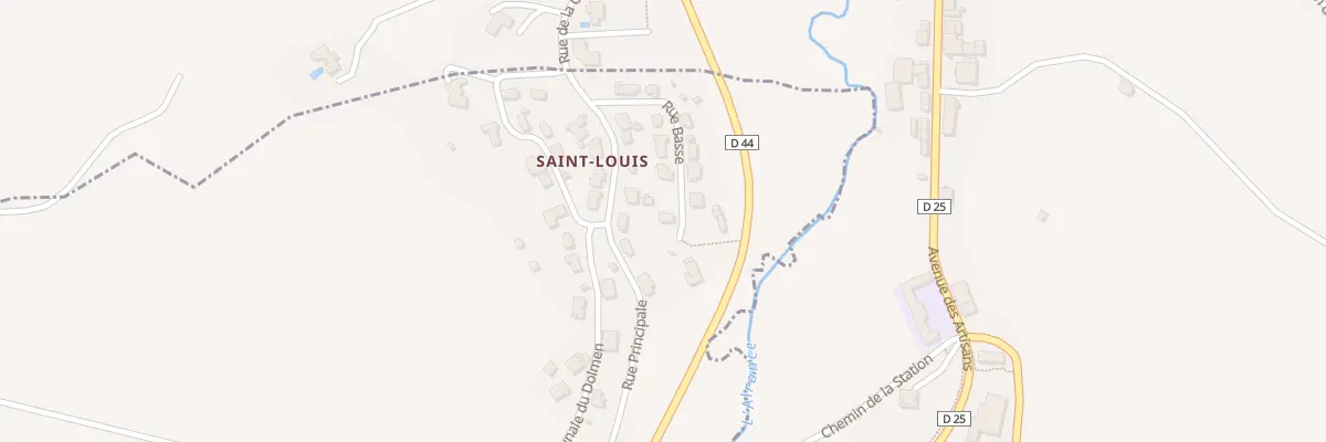 Plan du 5103 Saint Louis à Lestrade-et-Thouels