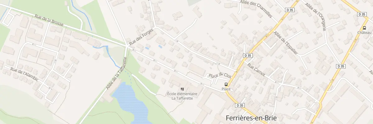 Plan du 15 Rue Paul Doumer à Ferrières-en-Brie