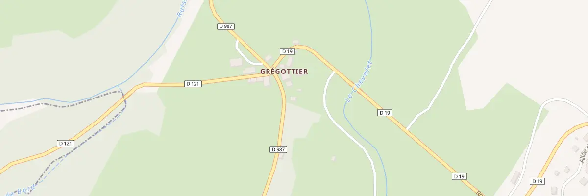 Plan du 5047 Gregottier à Miremont