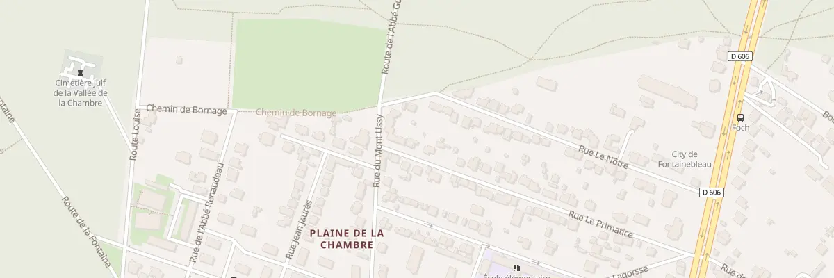 Plan du 40 Rue le Primatice à Fontainebleau