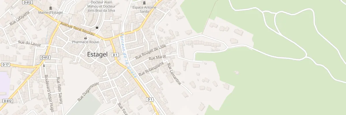 Plan du 26 Rue Marat à Estagel