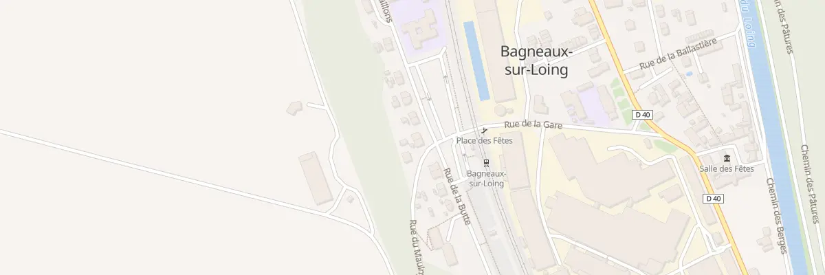 Plan du 2 Rue des Déportés à Bagneaux-sur-Loing