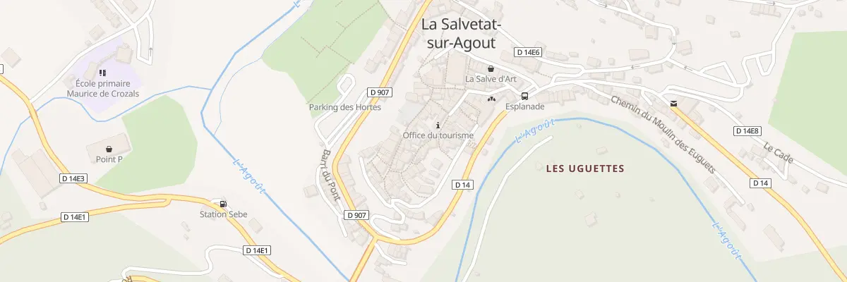 Plan du 270 Rue des Compagnons à La Salvetat-sur-Agout