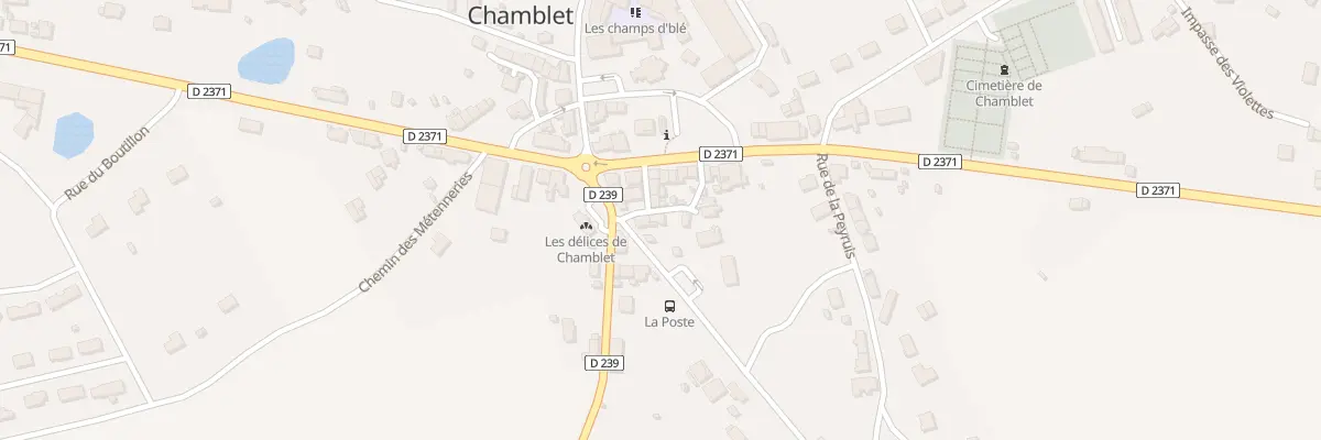 Plan du 2 Rue du Sabotier à Chamblet