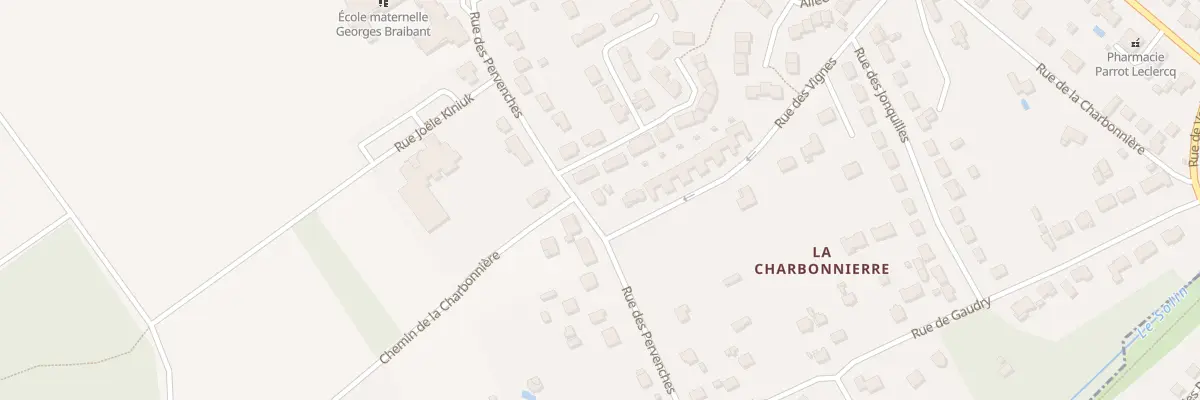 Plan du 449 Rue des Pervenches à Pannes