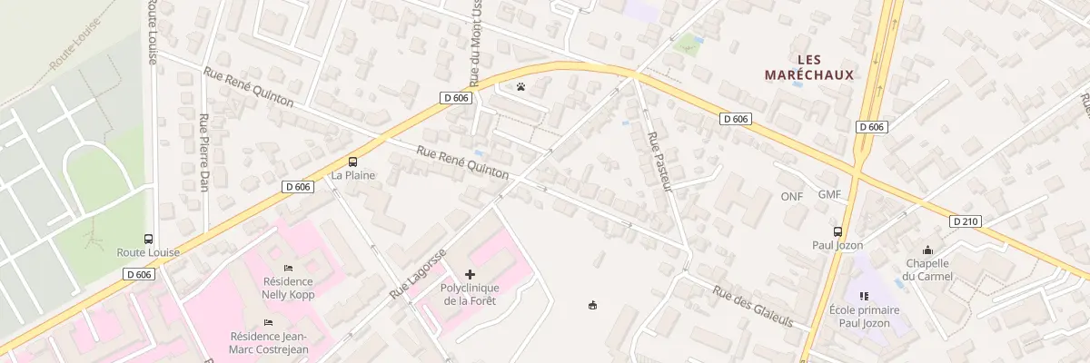 Plan du 18 Rue Corot à Fontainebleau