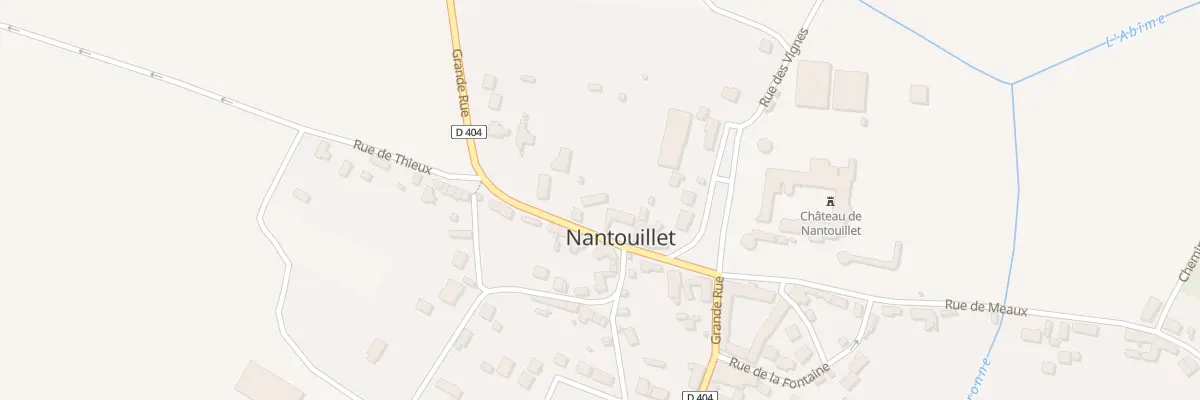 Plan du 18 Gr Grande Rue à Nantouillet