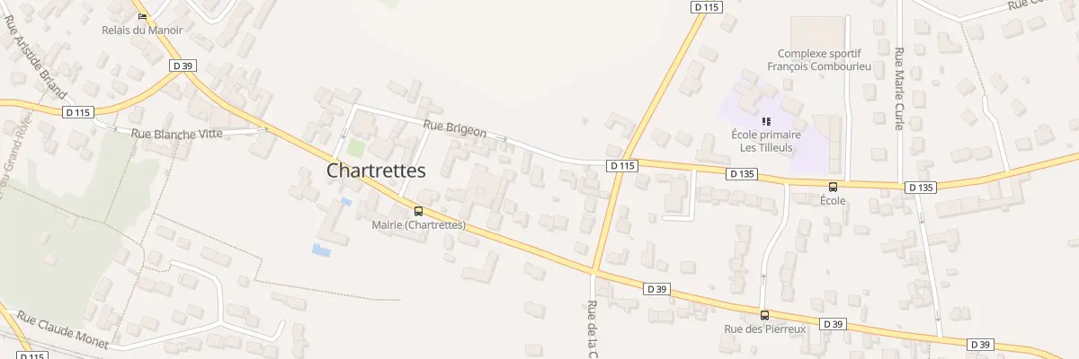 Plan du 14 Rue Edouard Brigeon à Chartrettes