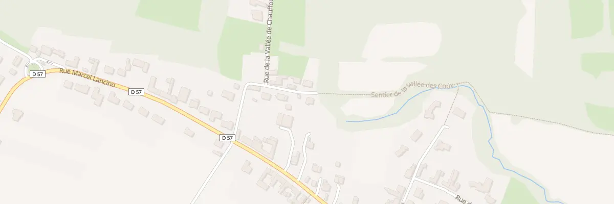 Plan du 12 Rue de la Vallee du Chauffour à Ablain-Saint-Nazaire