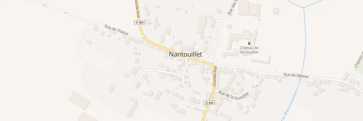 Plan du 25 Gr Grande Rue à Nantouillet