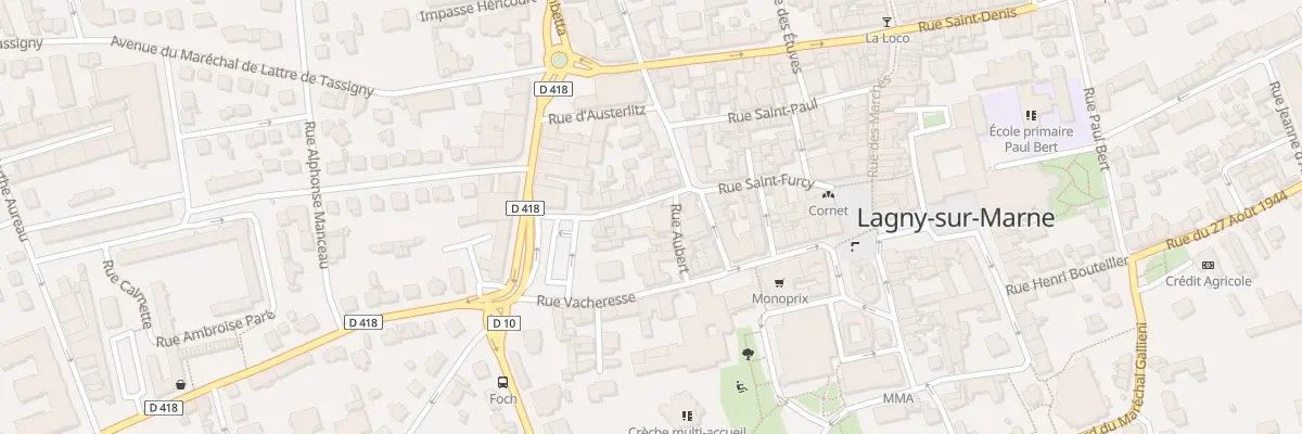 Plan du 3 Rue de l’Aitre à Lagny-sur-Marne