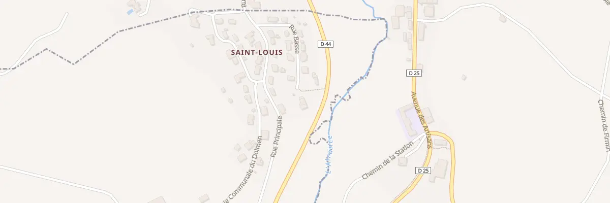 Plan du 5100 Saint Louis à Lestrade-et-Thouels