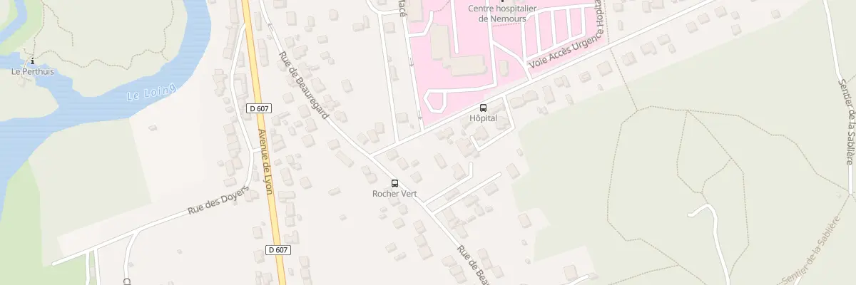 Plan du 4 Rue des Chaudins à Nemours