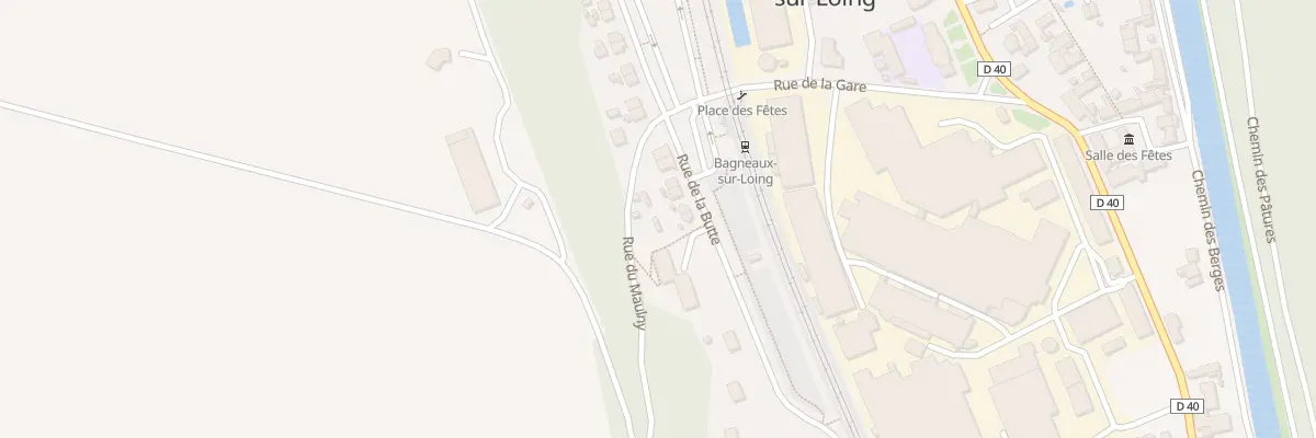 Plan du 3 Rue de la Butte à Bagneaux-sur-Loing