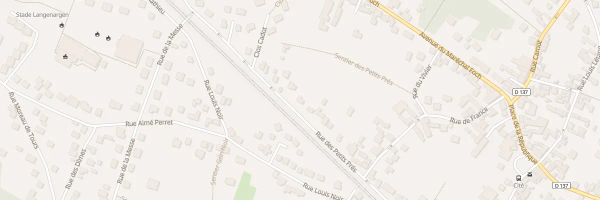 Plan du 12 Rue des Petits Prés à Bois-le-Roi