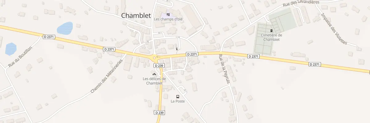 Plan du 14 Rte des Artisans à Chamblet