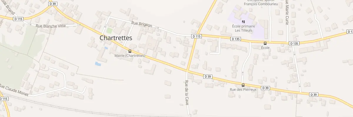 Plan du 47T Rue Georges Clémenceau à Chartrettes