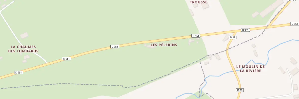 Plan du 72 Les Pellerins à Vernais