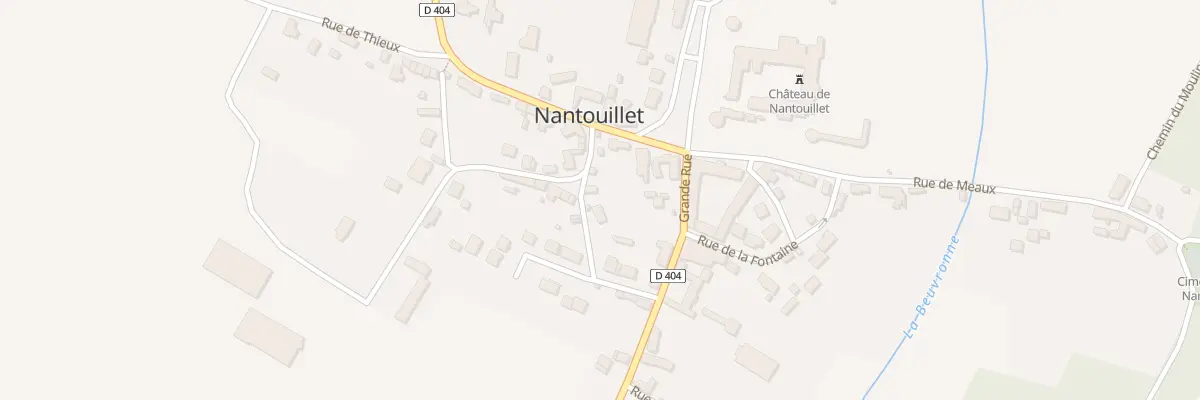 Plan du 3 Rue des Ormeteaux à Nantouillet