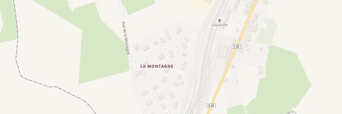 Plan du 5325 La Montagne à Saint-Julien-Puy-Lavèze