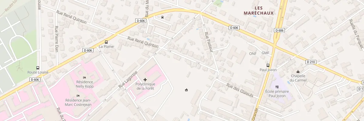 Plan du 13 Rue Corot à Fontainebleau