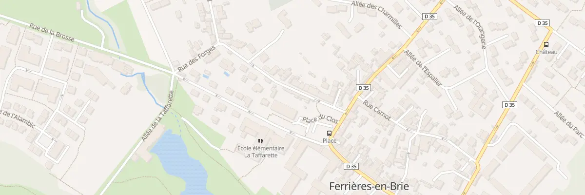 Plan du 3 Rue Paul Doumer à Ferrières-en-Brie