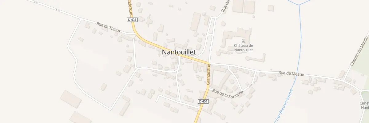 Plan du 23 Gr Grande Rue à Nantouillet