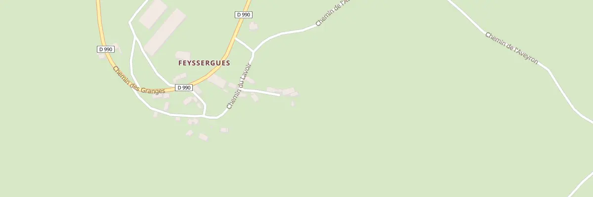 Plan du 5055 Feyssergues à Pailherols