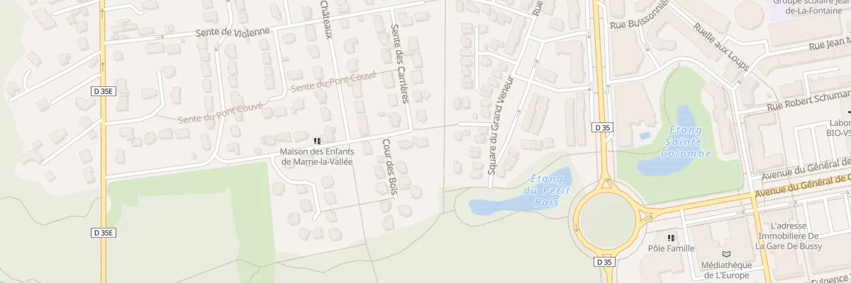 Plan du 11 Sen des Carrières à Bussy-Saint-Georges
