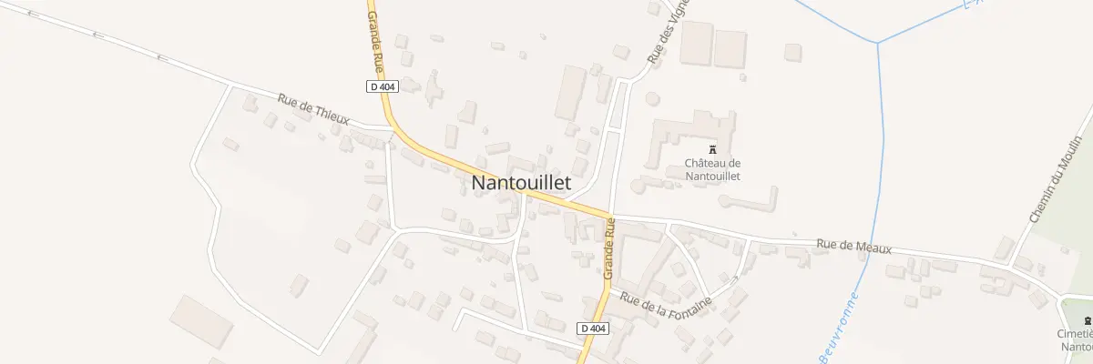 Plan du 14 Grande Rue à Nantouillet