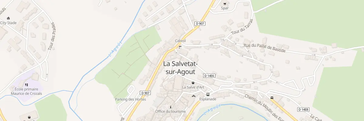 Plan du 192 Rue Montee du Brisaou à La Salvetat-sur-Agout