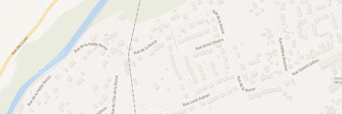 Plan du 12 Rue Aimé Césaire à Châlette-sur-Loing