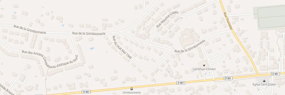 Plan du 19 Rue de la Grimbonnerie à Villemandeur