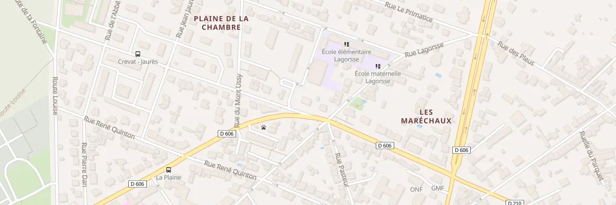Plan du 24B Bd du Maréchal Joffre à Fontainebleau