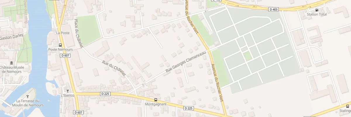 Plan du 15 Rue Georges Clémenceau à Nemours