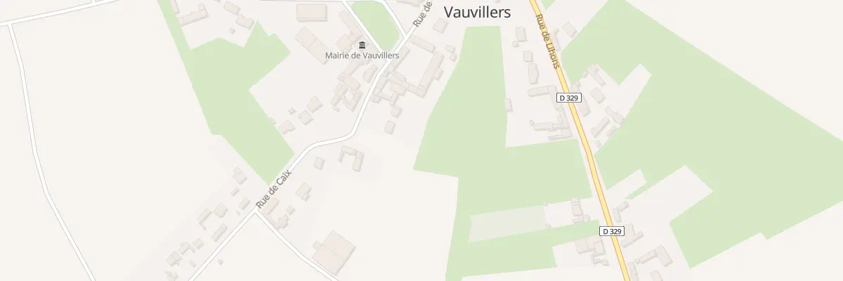 Plan du 9 Rue de Caix à Vauvillers