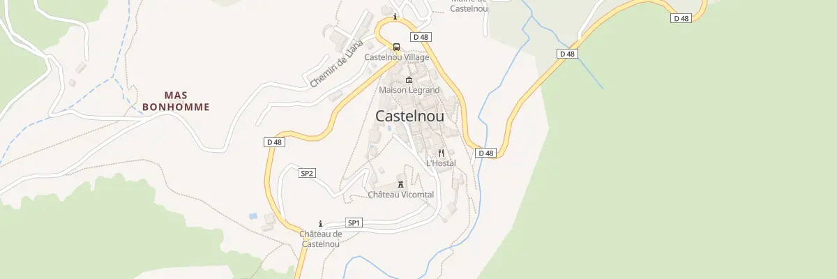 Plan du 103 Village à Castelnou