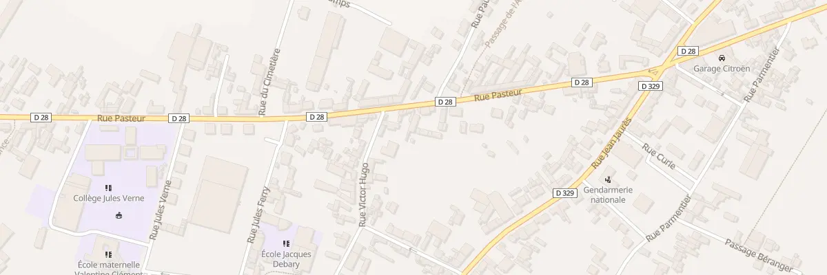 Plan du 31B Rue Pasteur à Rosières-en-Santerre