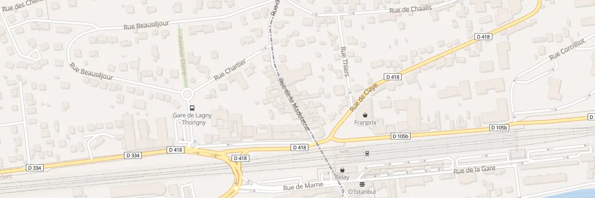 Plan du 16 Rue de la Madeleine à Thorigny-sur-Marne