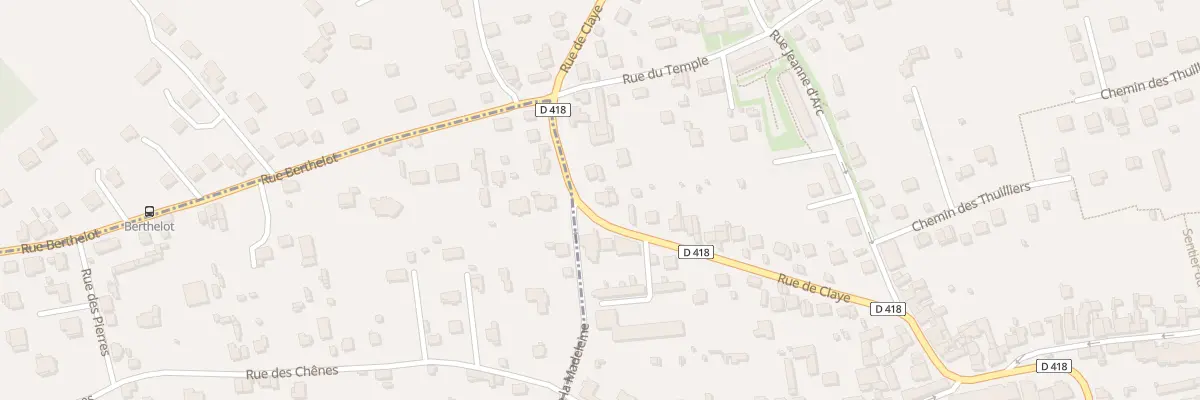 Plan du 94B Rue de Claye à Thorigny-sur-Marne
