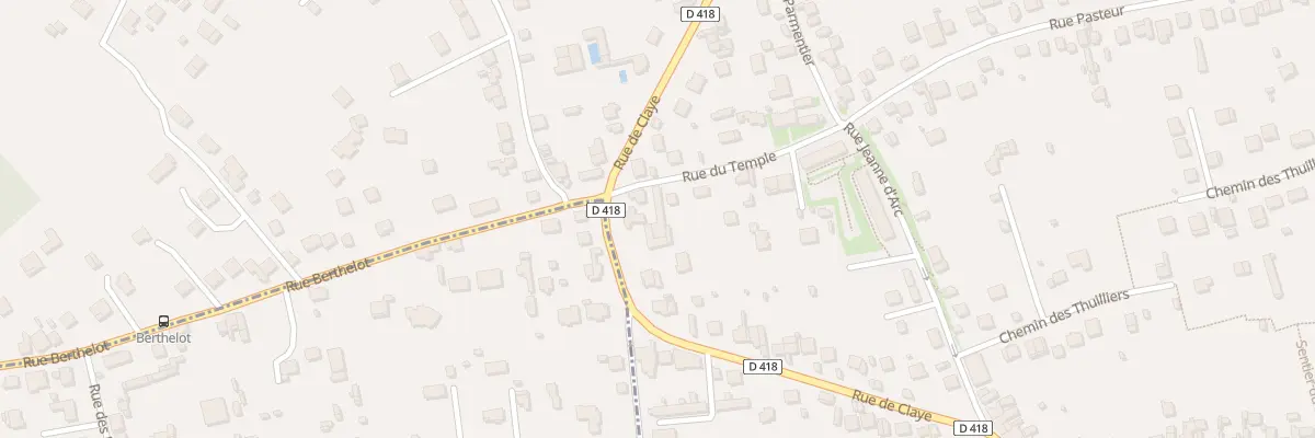 Plan du 2A Rue du Temple à Thorigny-sur-Marne