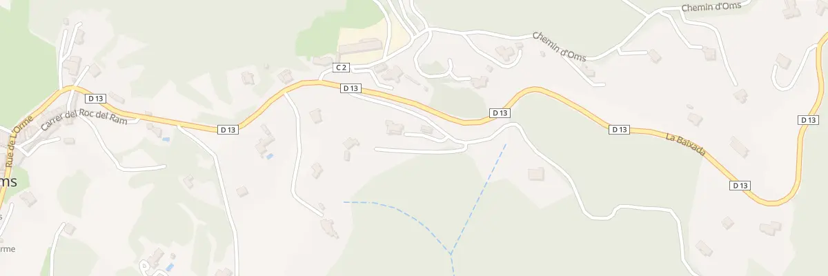 Plan du 25 La Baixada à Oms