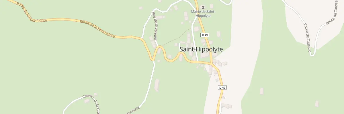 Plan du 5063 Le Bourg à Saint-Hippolyte