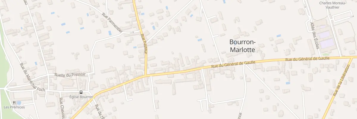 Plan du 87 Rue du Gen de Gaulle à Bourron-Marlotte