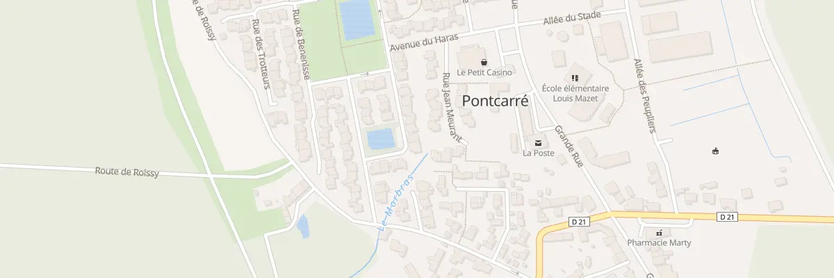 Plan du 14 Rue de l’Etrier à Pontcarré