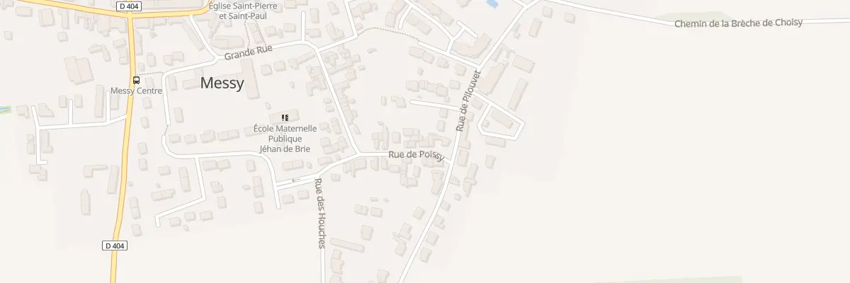Plan du 17 Rue de Poissy à Messy